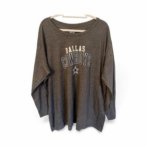 Dallas Cowboys Authentic NFL Gray Shirt XXL (2XL)